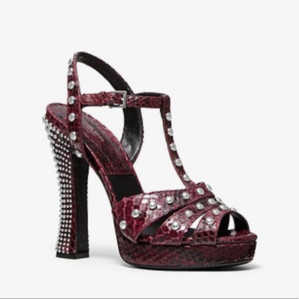 Michael Kors Collection Python Platforms